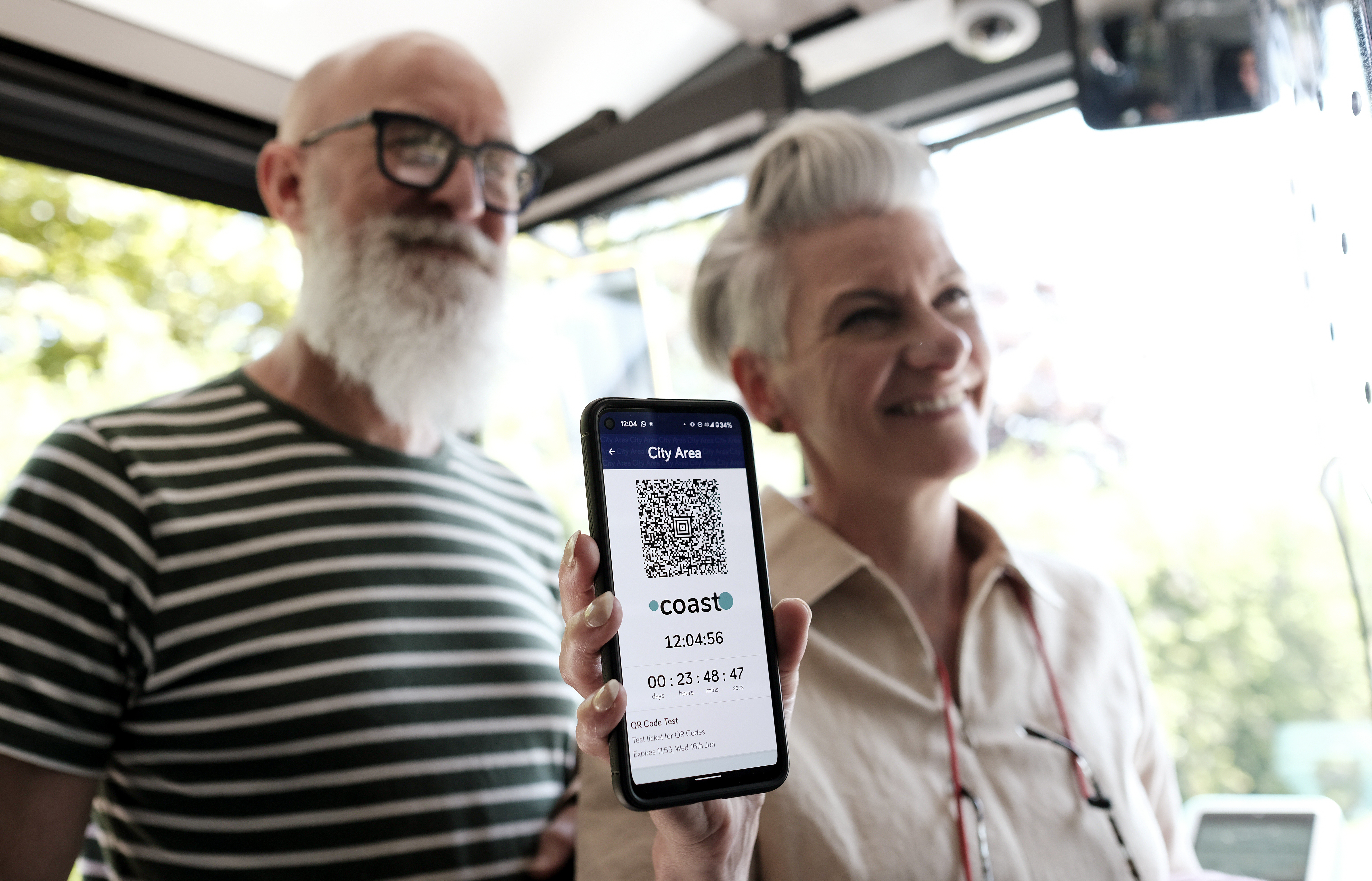 Scan and Go with QR Codes on Mobile Tickets - Nottingham City Transport