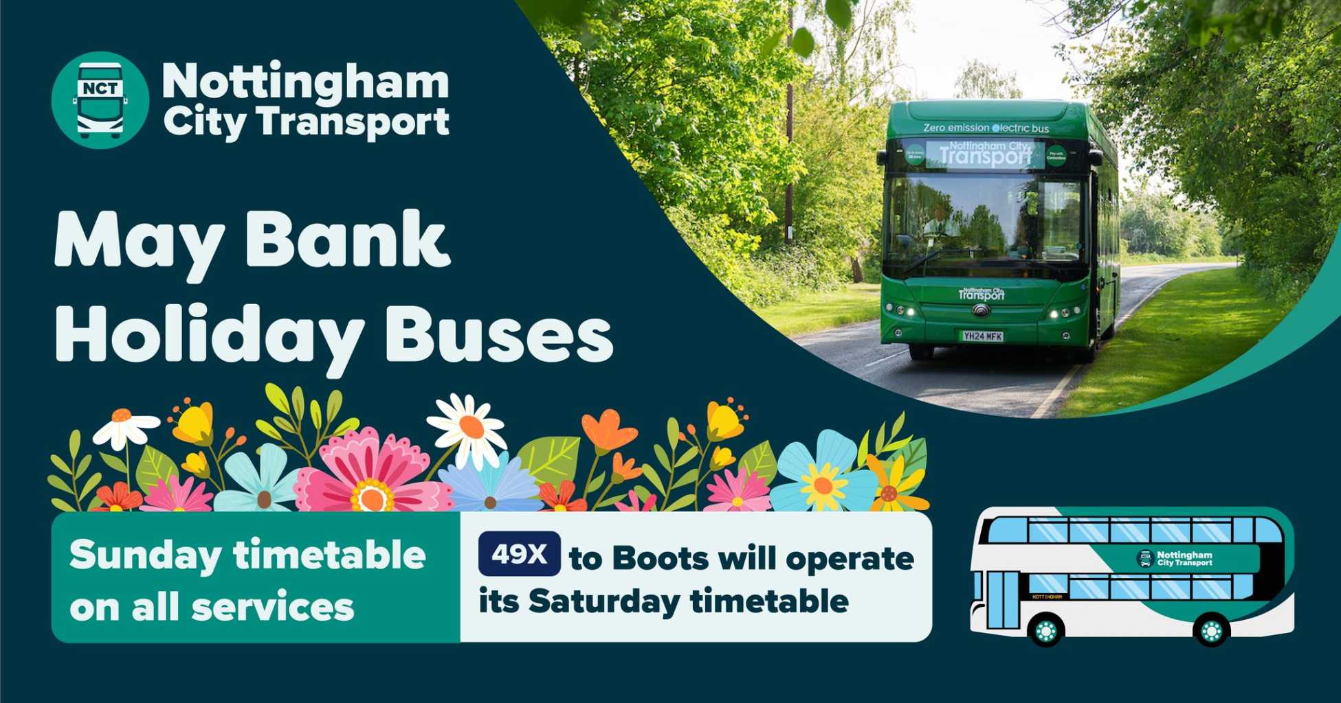 May Bank Holiday Buses.