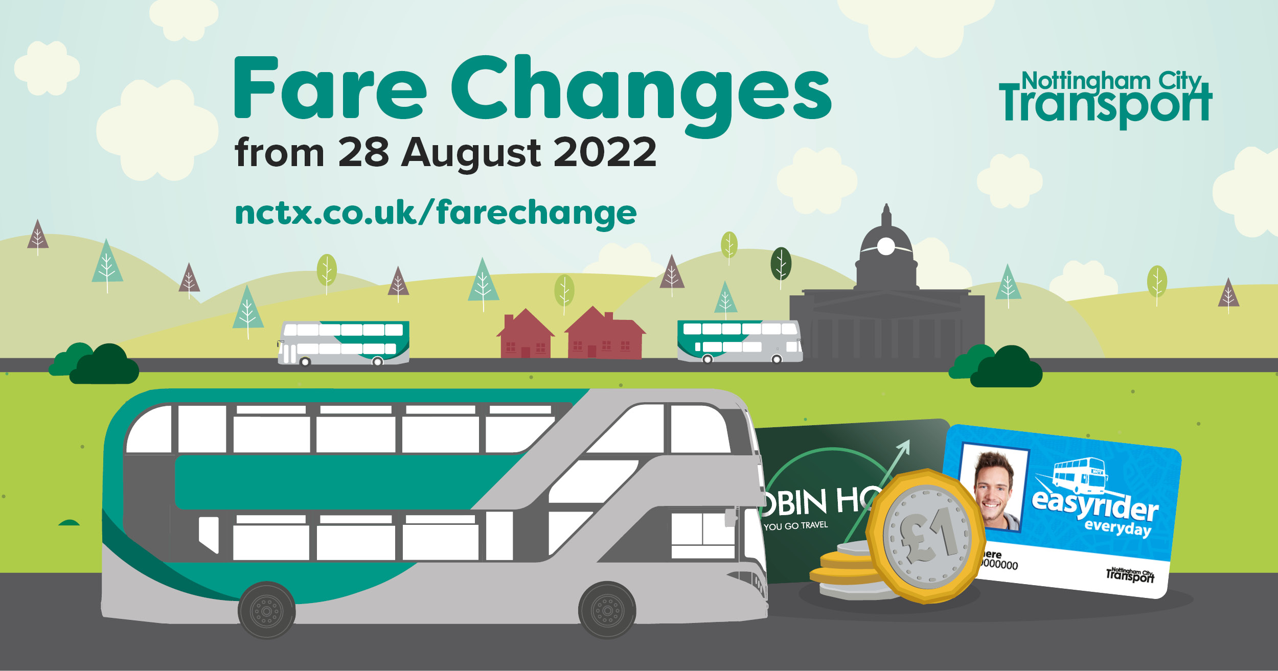 fare changes 28th August