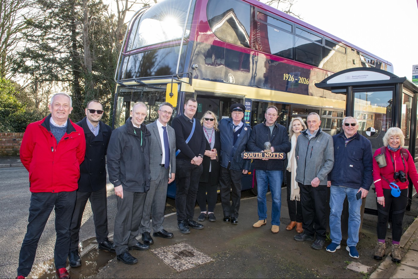Group photo showing representatives who attended the unveiling