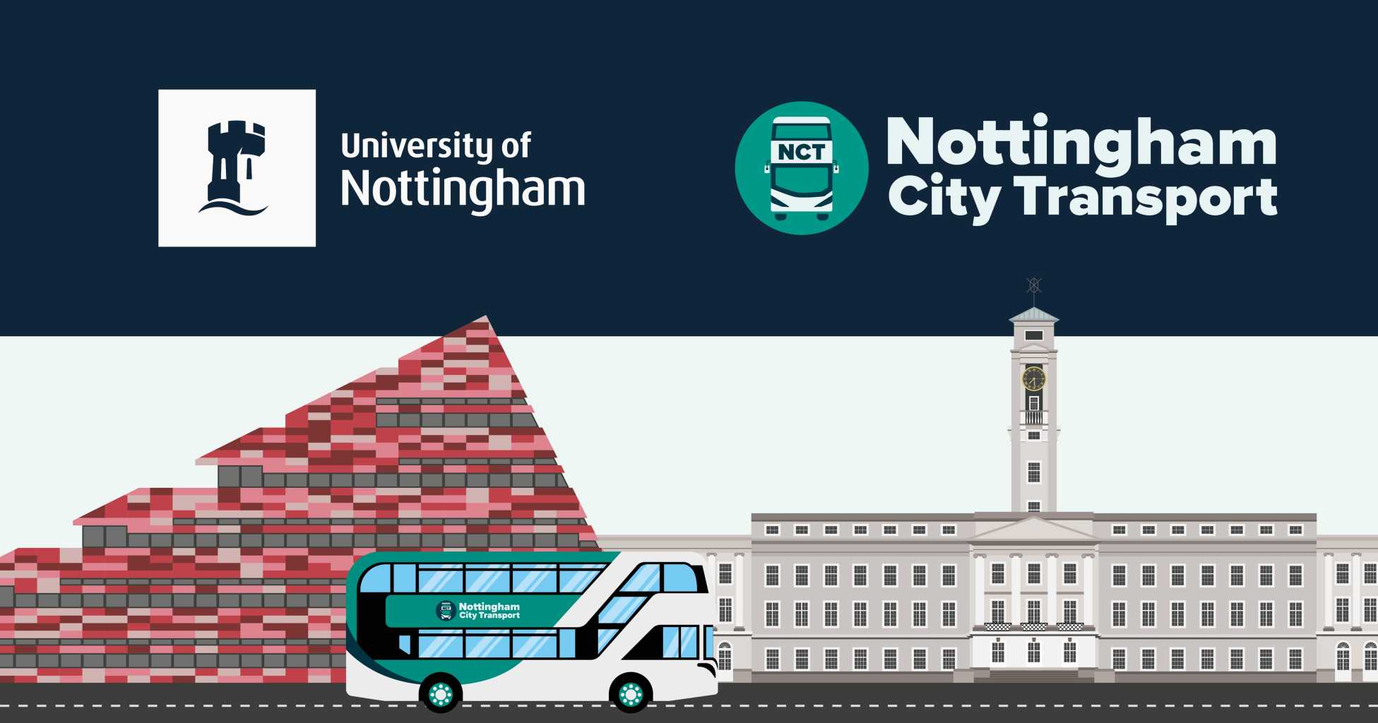 University of Nottingham and Nottingham City Transport.