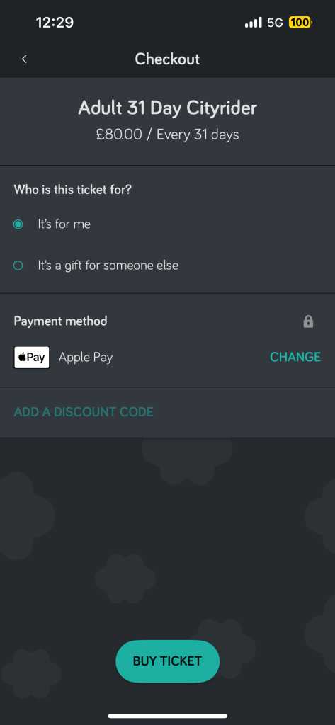 After selecting the ticket, select Subscription and then Go to Checkout.