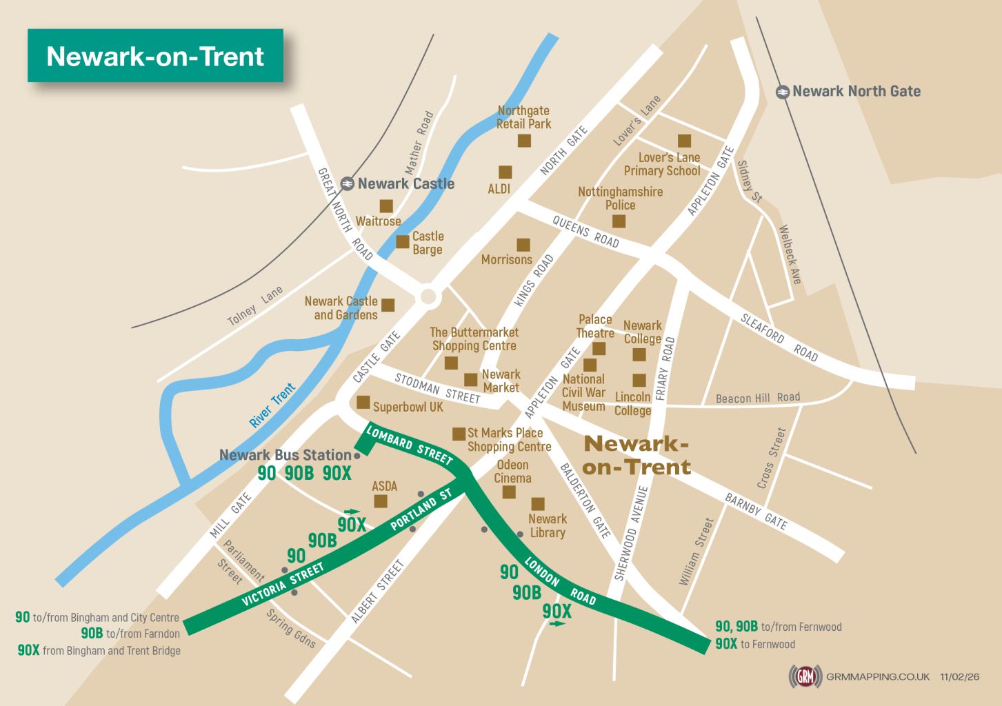Newark Map.