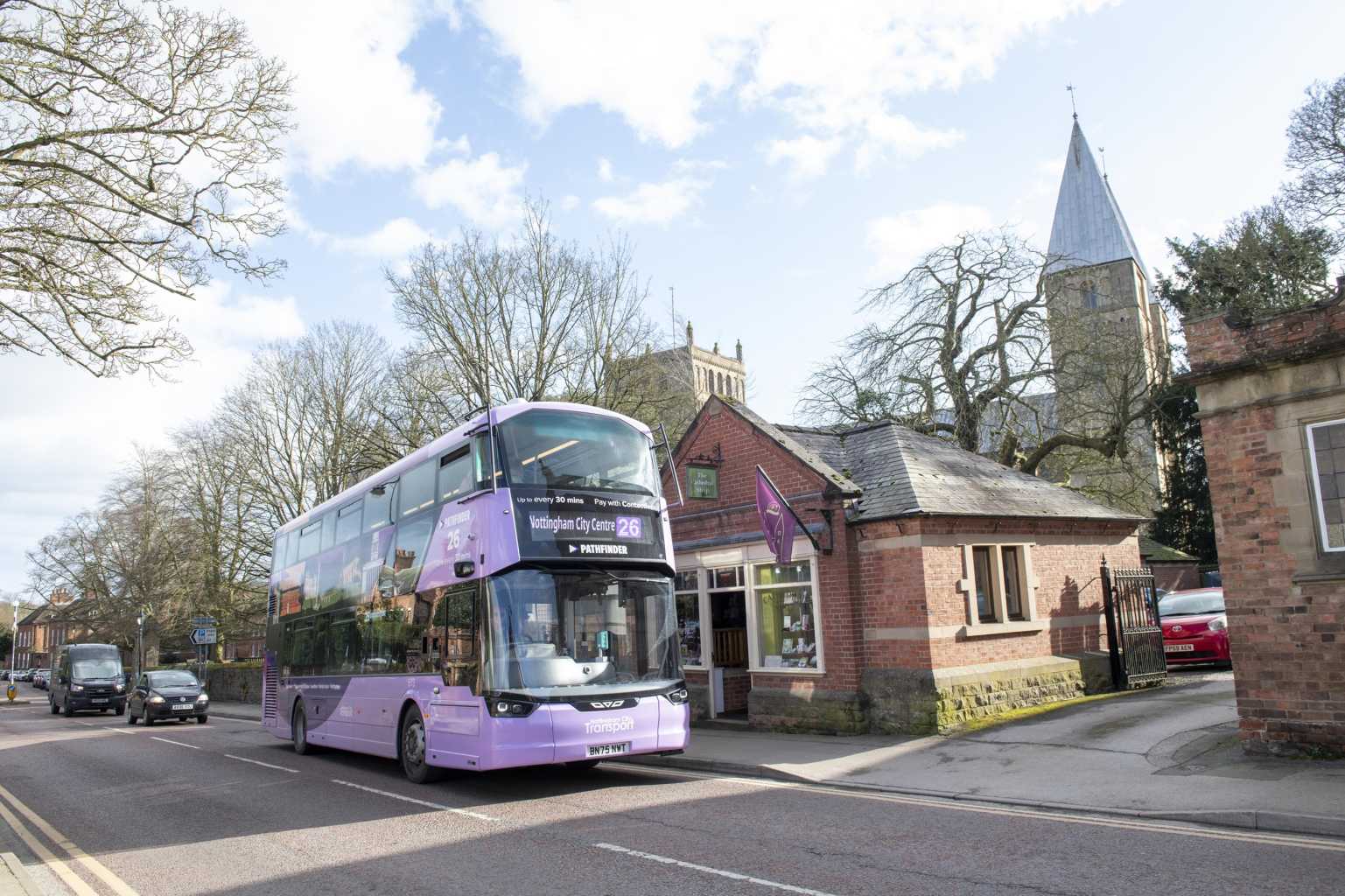 Pathfinder Bus at Southwell.