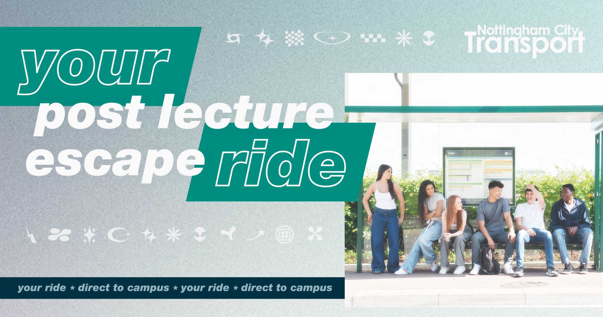Your post lecture escape ride.
