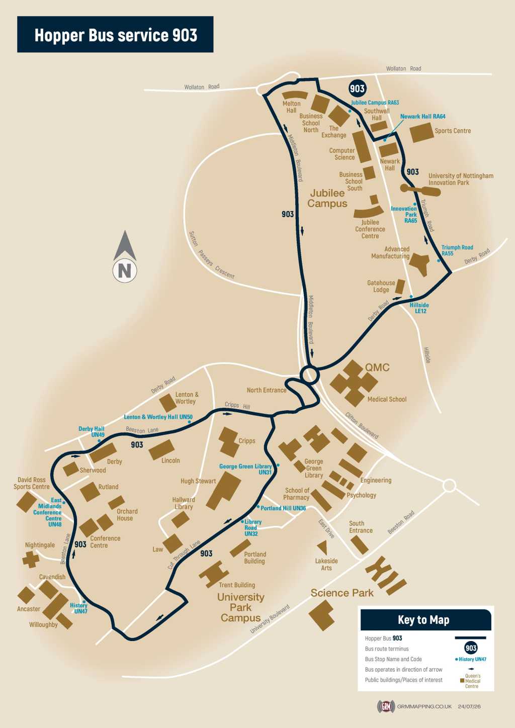 903 route map